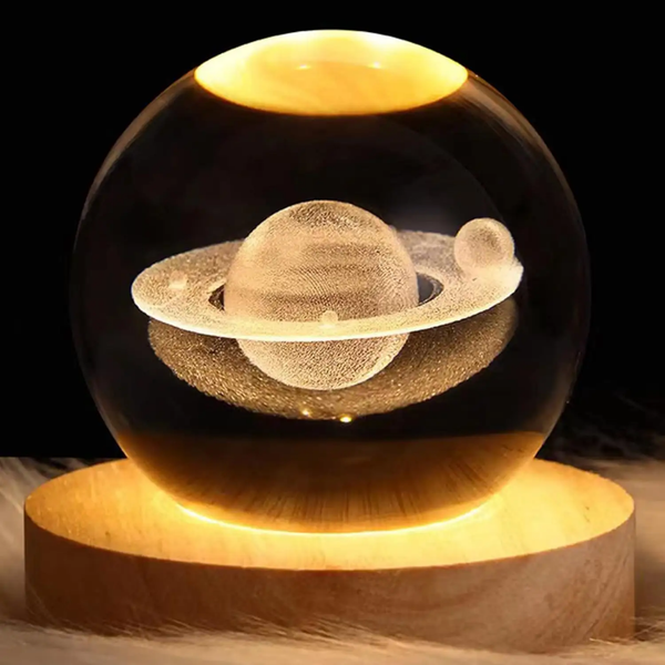 3D Crystal Sphere Lamp